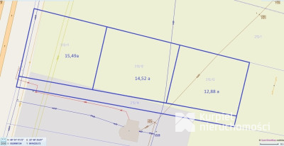 Działka na sprzedaż o pow. <span class="nowrap">1 287,00 m<sup>2</sup></span>