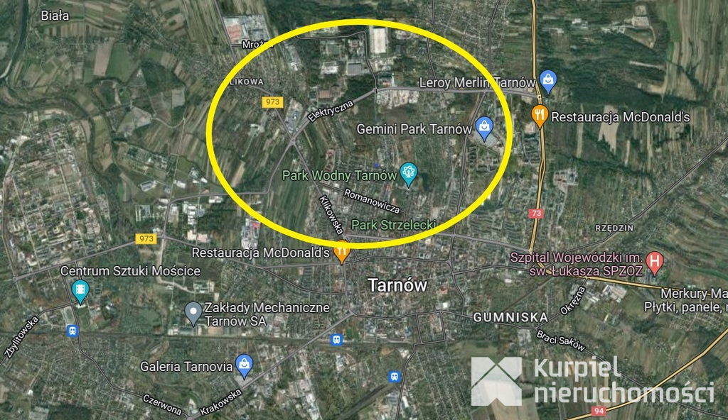 Inwestycyjna działka w centrum Tarnowa - 1,6h