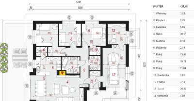 Dom parterowy 127,18 m2| Okolice Łańcuta