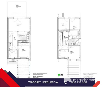 Dom w zabudowie szeregowej nowoczesne osiedle