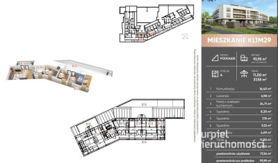 Skawina, mieszkanie 77,36 m2 duży taras