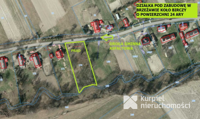 Brzeżawa- działka pod zabudowę 24 ary