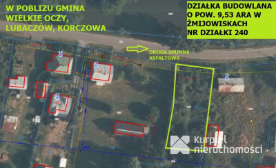 Żmijowiska- działka pod zabudowę o pow. 9,53 arów