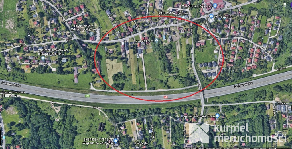 Kurdwanów działka 4800 m2 na WZ