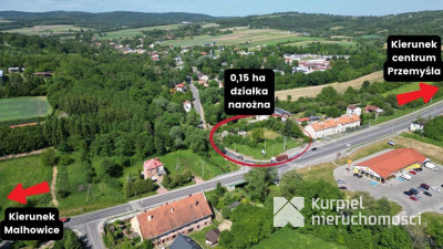 Działka narożna inwestycyjna