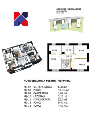 Ostatni dom w zabudowie bliźniaczej - Przybyszówka