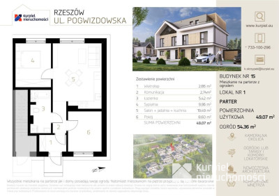 Ogródek | Parter | 2 miejsca p. w cenie