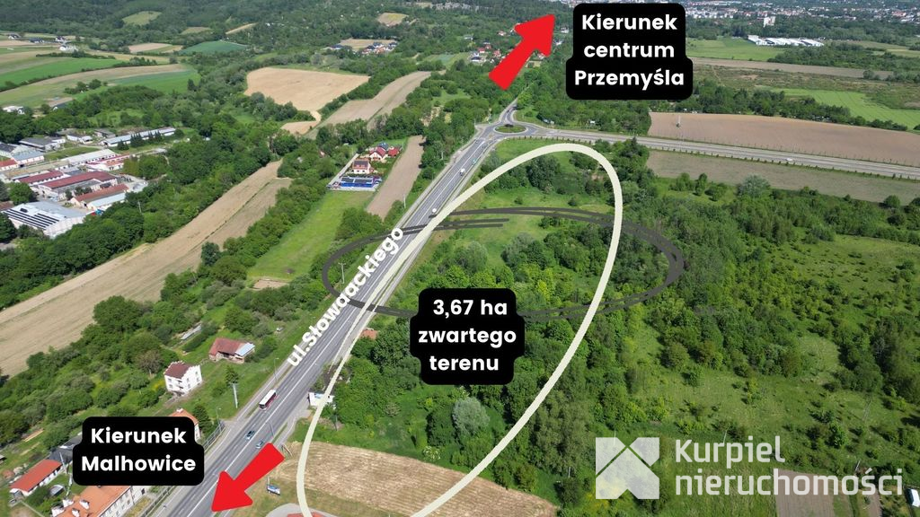 Działka inwestycyjna przy Słowackiego w Przemyślu