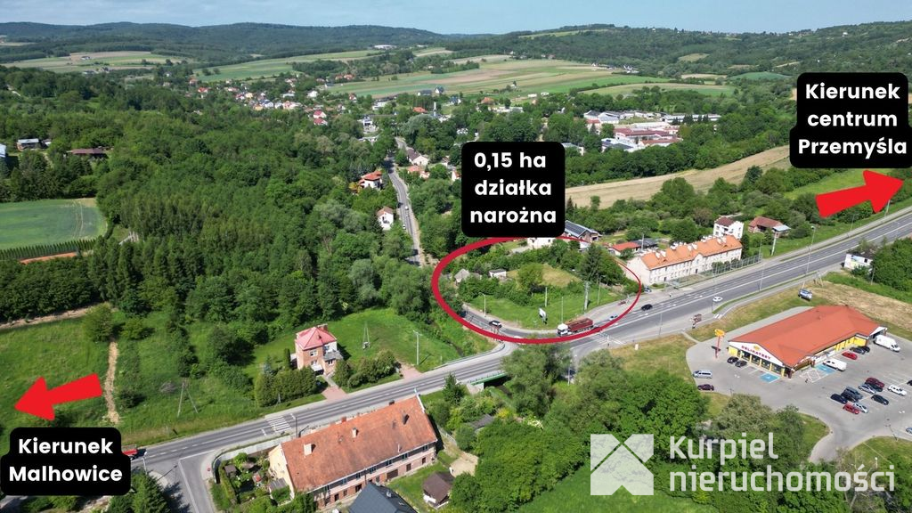 Działka narożna inwestycyjna