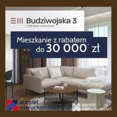 Rzeszów | Budziwój | Mieszkanie 3-pok. z balkonem
