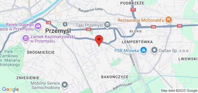 Garaż murowany ul. Głowackiego w Przemyślu