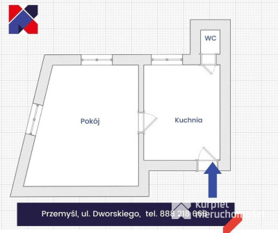 Kawalerka Przemyśl ul. Dworskiego 102 Stare Miasto