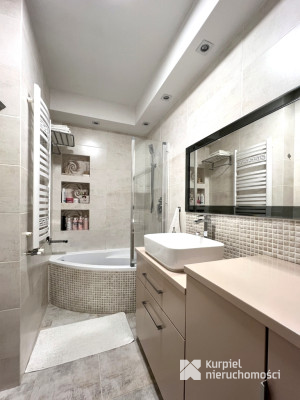 Apartament nad Sanem z widokiem na miasto