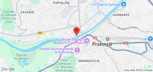 Apartament nad Sanem z widokiem na miasto