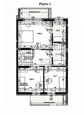 Dom w zabudowie szeregowej | 107,46 m2 | Środkowy
