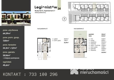Apartament - parter| ogród |garaż- gotowy