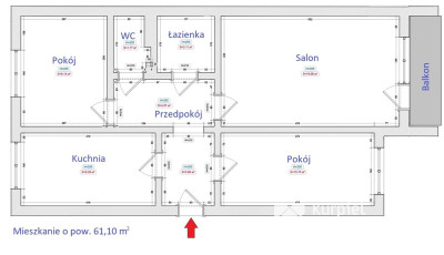 3 pokojowe mieszkanie/ Przemyśl ul. Lwowska