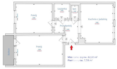 I piętro/Wieniawskiego/ blok