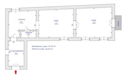 Mieszkanie w centrum Przemyśla, pierwsze piętro