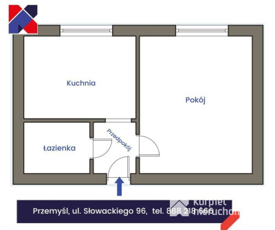 Kawalerka Ip. blok ul. Słowackiego