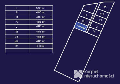 Działka rekreacyjna | WZ | Cienkie