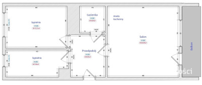 Ładne mieszkanie z dużym balkonem do wejścia
