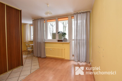 Przytulna kawalerka z balkonem parter Glazera