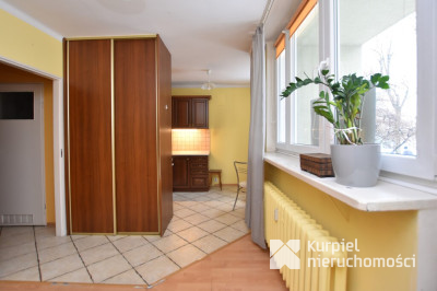 Przytulna kawalerka z balkonem parter Glazera