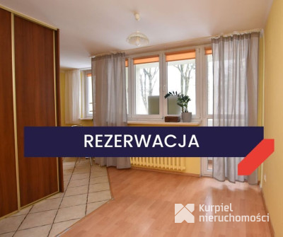 Przytulna kawalerka z balkonem parter Glazera