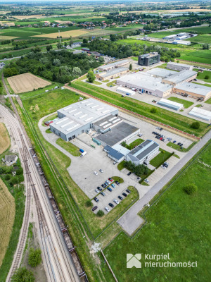 Nowoczesna hala magazynowa wysokiego składowania