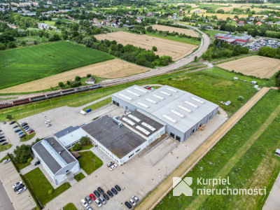 Nowoczesna hala magazynowa wysokiego składowania