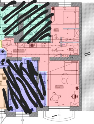 Pod klucz/osobna garderoba/balkon/