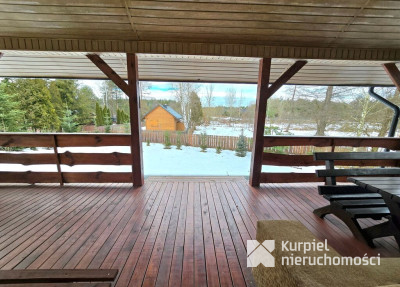 Murowany domek z działką 8 ar blisko zalewu