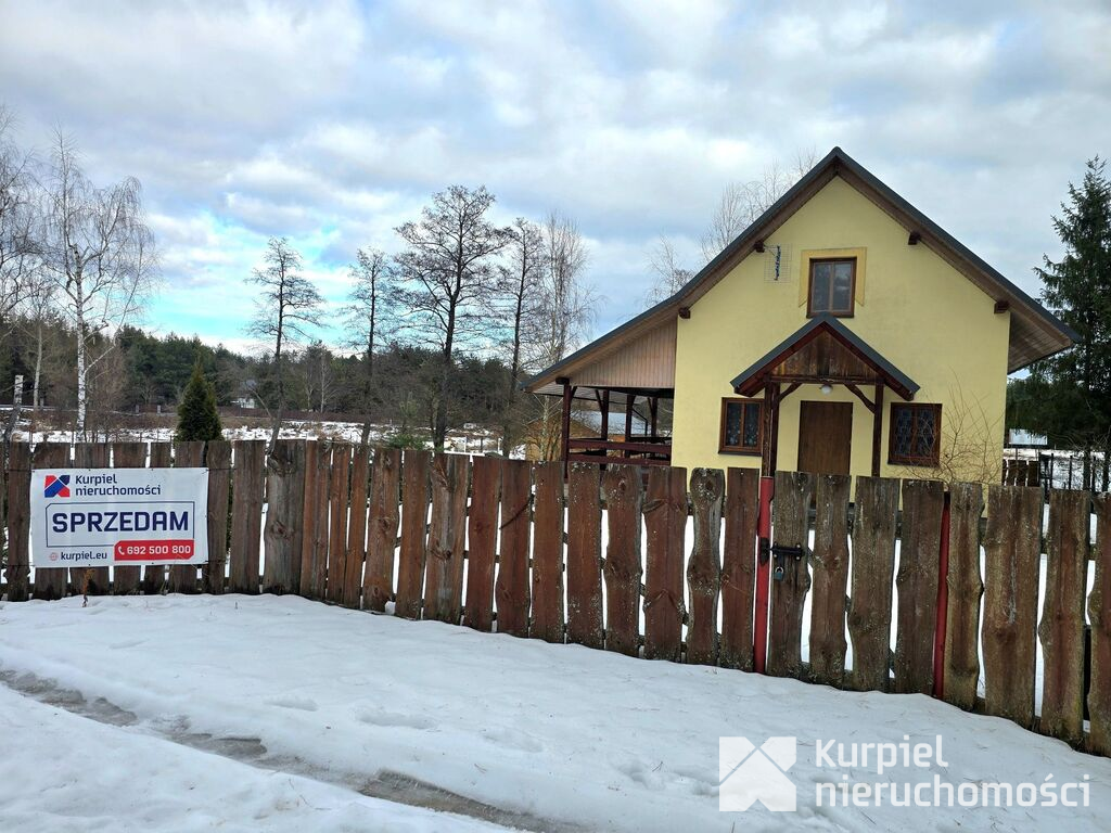 Murowany domek z działką 8 ar blisko zalewu