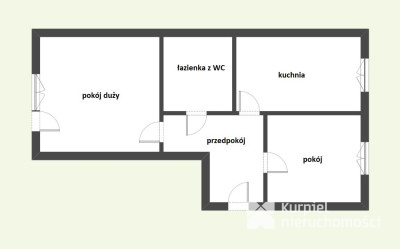 Mieszkanie na parterze w bloku/zabudowany balkon