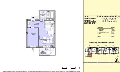 Gotowe 2 pokoje | 40,20 m2 | Wilkowyja