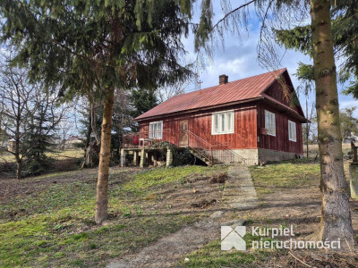 Dom drewniany - Kniażyce gmina Fredropol
