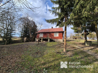 Dom drewniany - Kniażyce gmina Fredropol