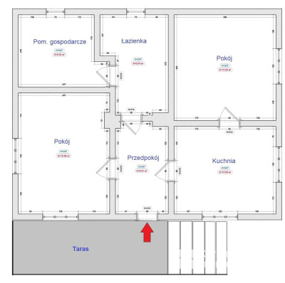 Dom drewniany - Kniażyce gmina Fredropol