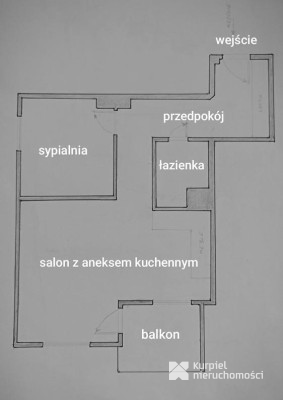 Ładne mieszkanie z wyposażeniem w zadbanym bloku