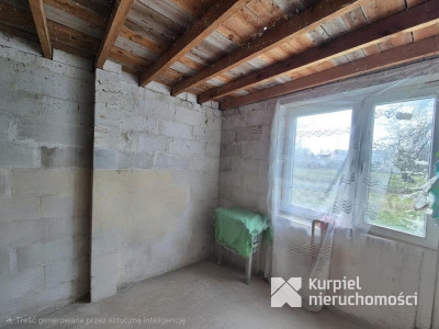 Niewielki domek w Hurku, możliwość rozbudowy