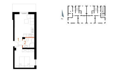 Małe mieszkanie z tarasem gotowe do zamieszkania