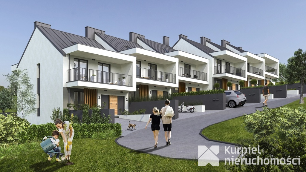 Przemyśl - mieszkanie w szeregówce z 2 balkonami