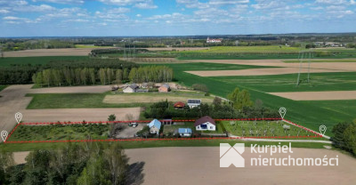 Dom z dużą działką  – 52 ary ciszy