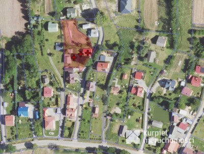 Ruszelczyce drewniany dom siedlisko na wsi