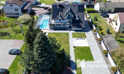 Nowoczesny dom premium z basenem na działce 20 ar