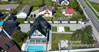 Nowoczesny dom premium z basenem na działce 20 ar