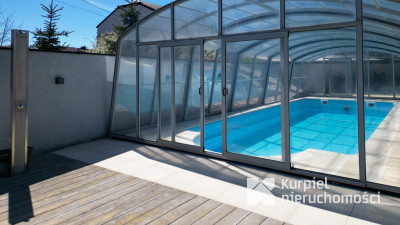 Nowoczesny dom premium z basenem na działce 20 ar