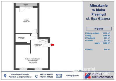 Mieszkanie w dobrym standardzie na os. Glazera