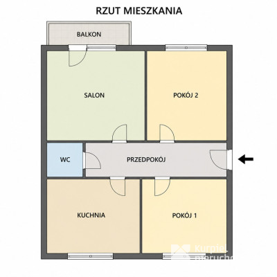 3 pokojowe mieszkanie/ul.Lelewela,Przemyśl/